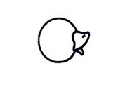 如何画只简单的小鸭子？