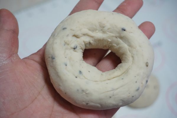 低脂低糖海盐芝士贝果全麦面包