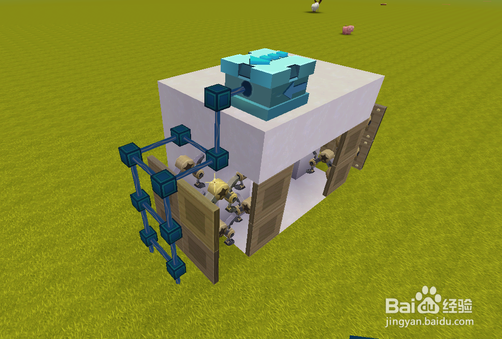 迷你世界怎么做隐藏门