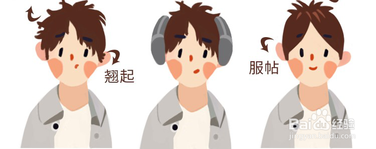 男生鬓角不服帖怎么办呢?