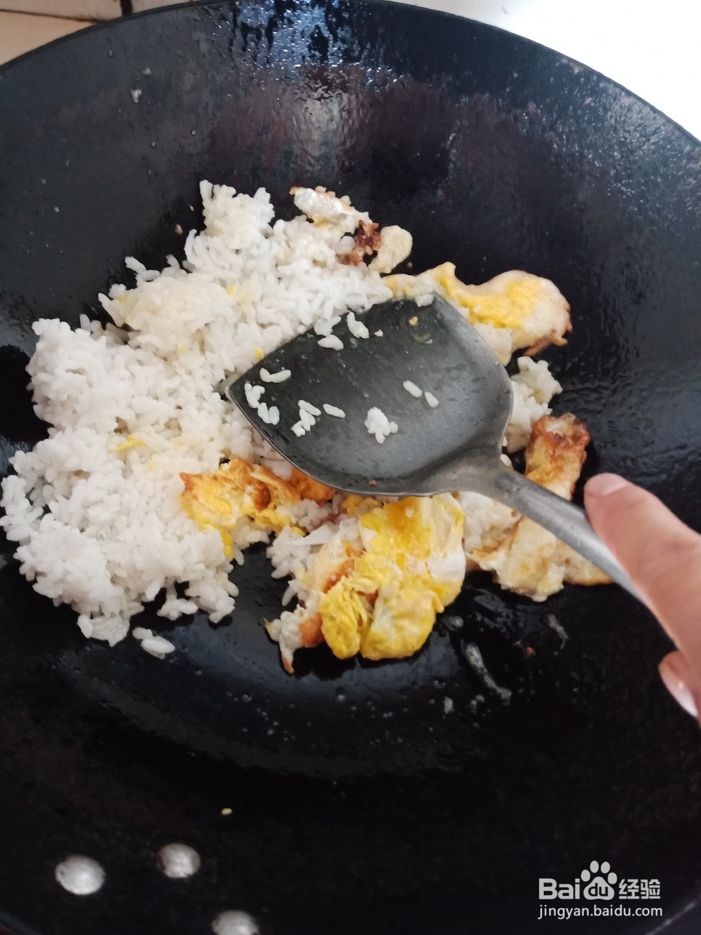 简单的蛋炒饭的做法