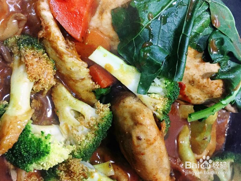 甜辣无油炒鸡的做法