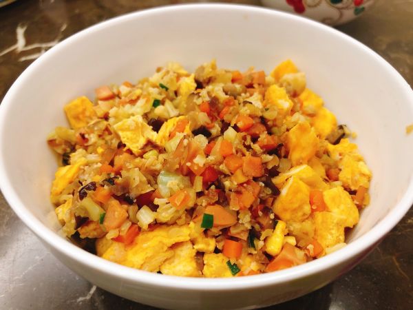 低卡低脂无米炒饭