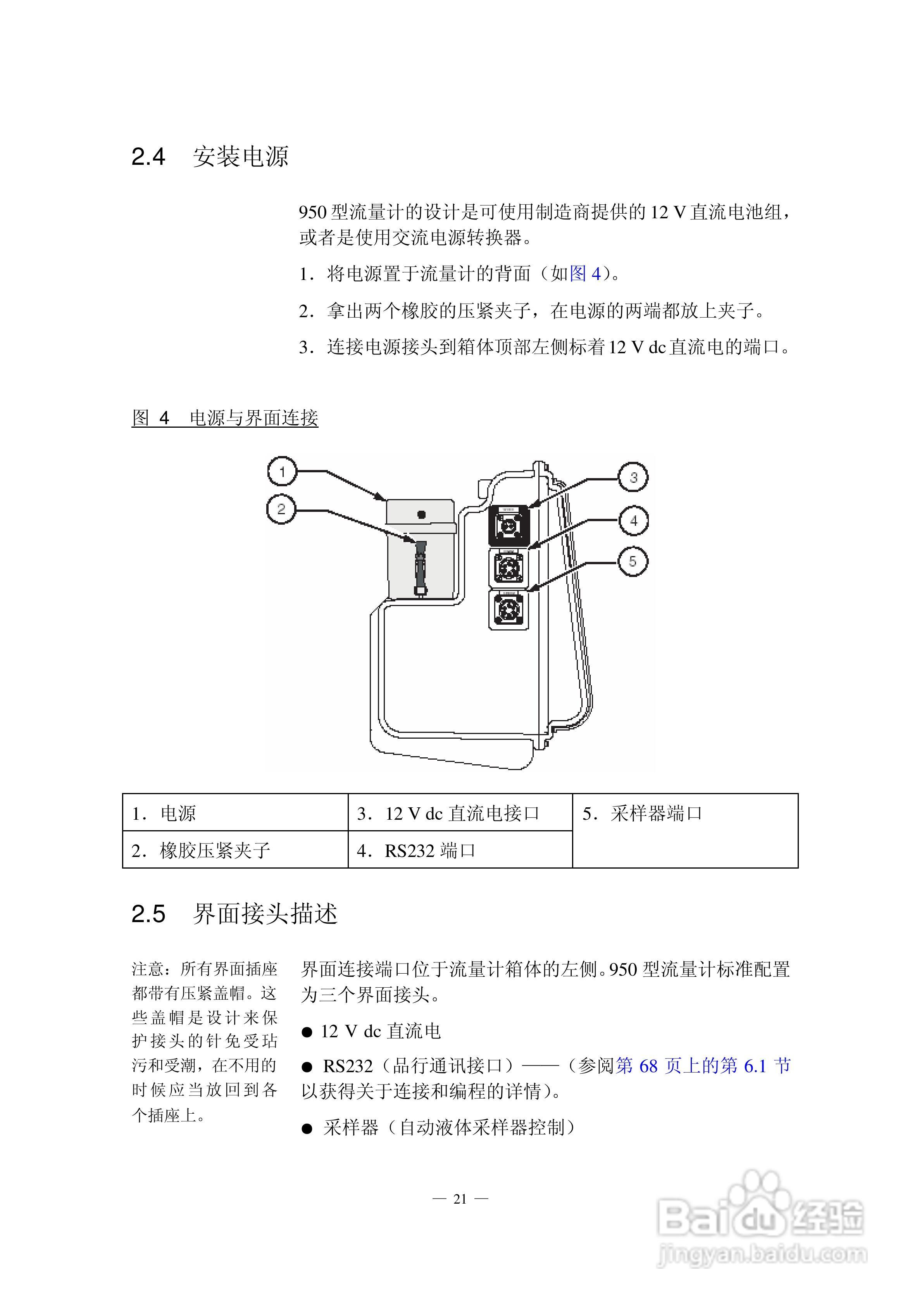 HACH 950 型流量计使用说明书:[3]