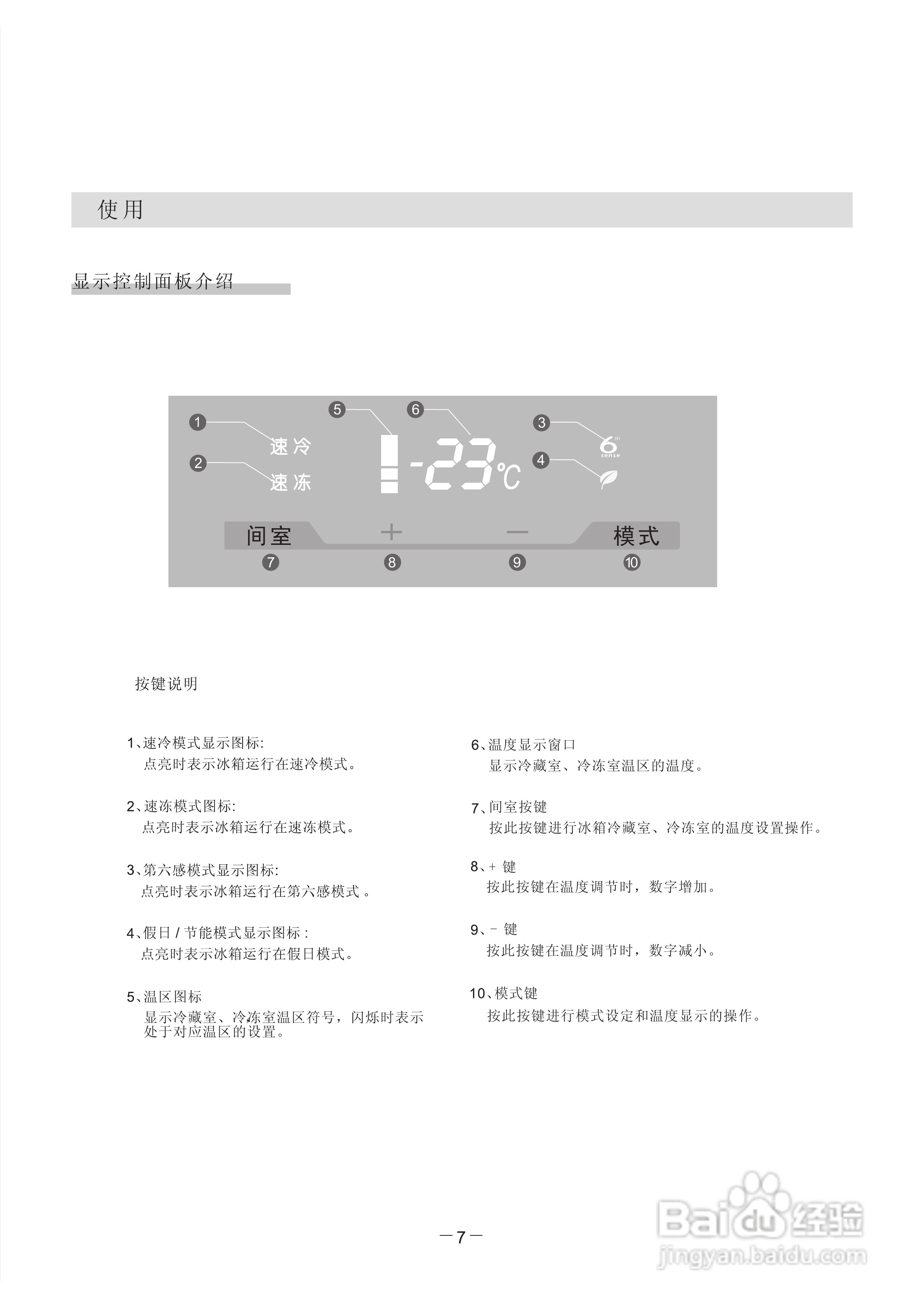 惠而浦BCD-315WE3GC100冰箱使用说明书:[1]