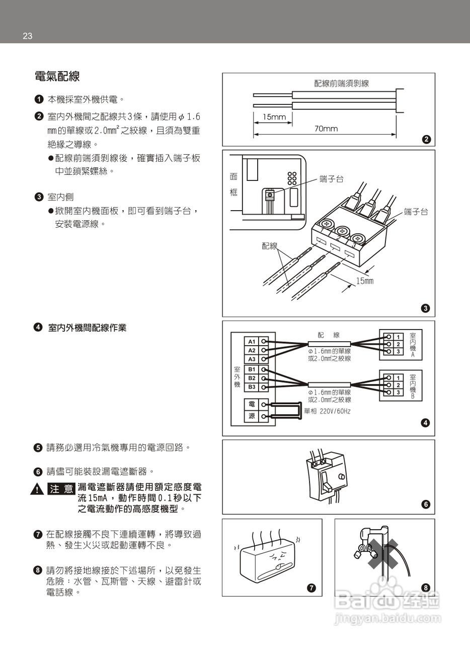 SAMPO AM-H20DC变频分离式冷暖气机使用说明书:[3]