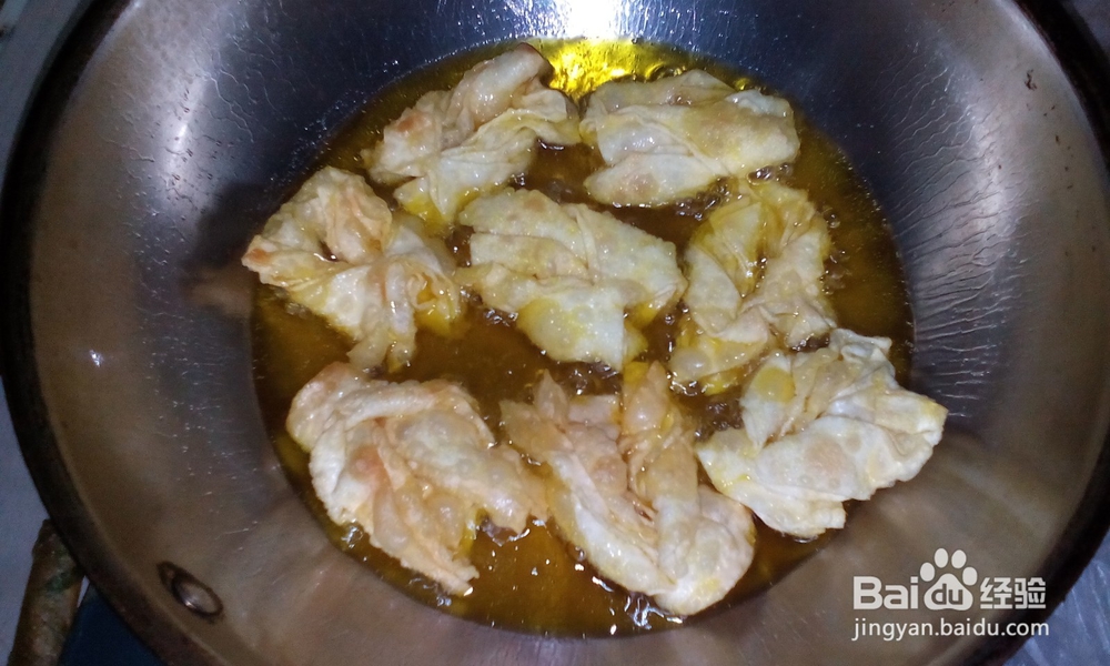 馄饨皮排叉的制作方法