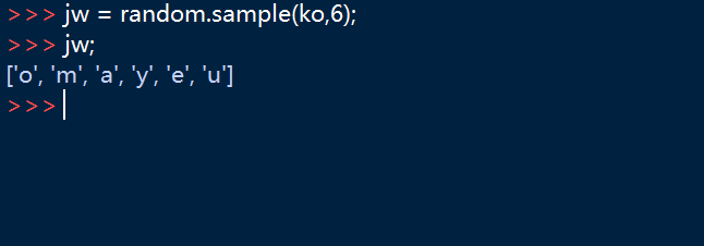如何使用python语言中的方法随机获取长度字符