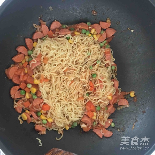 炒方便面的做法
