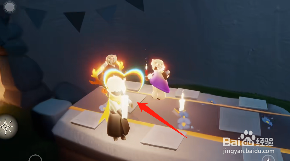 光遇吃饭怎么举白蜡烛