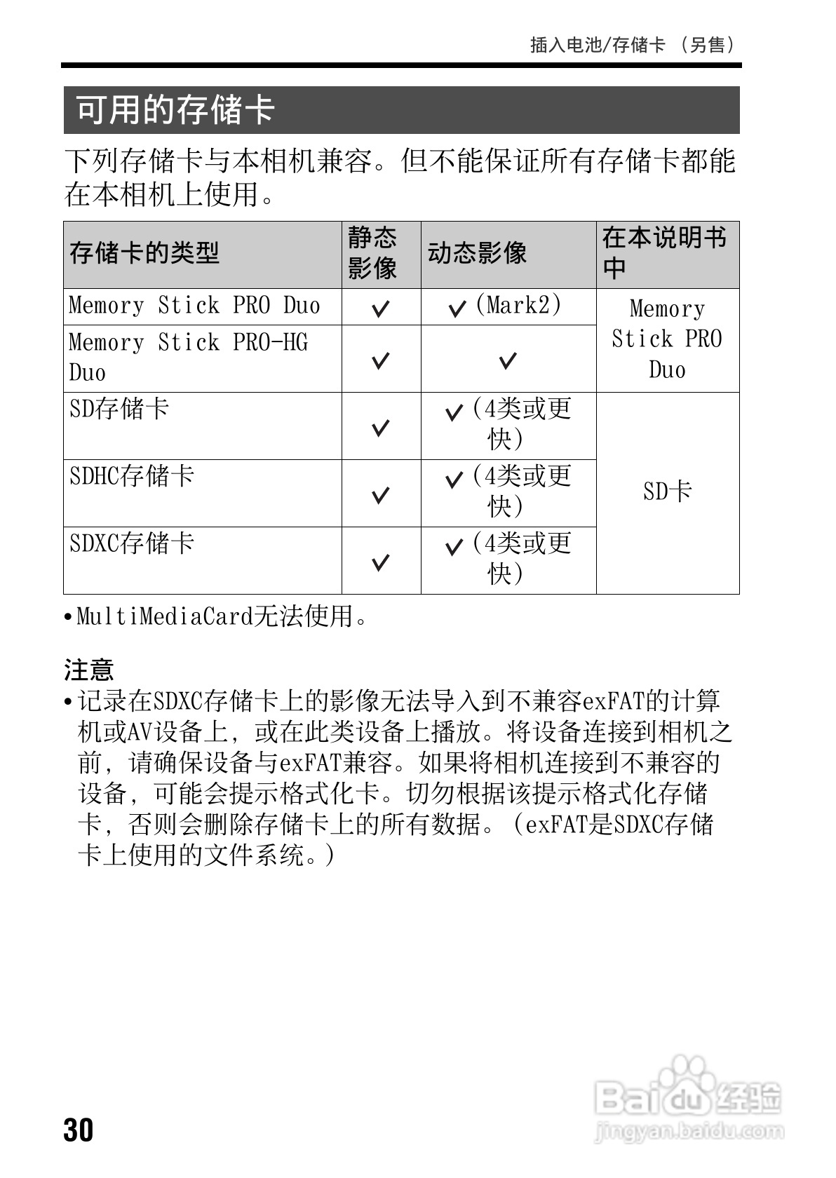 SONY索尼SLT-A77V数码相机说明书:[3]