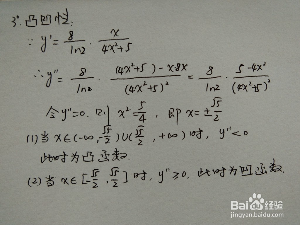 复合对数函数y=log2(4x^2+5)的图像怎么画？
