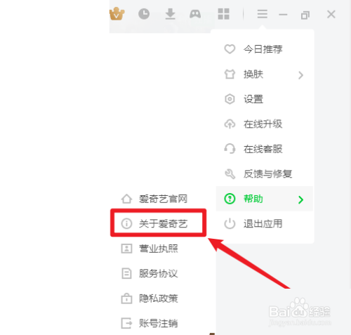 爱奇艺影音怎么查看版本号
