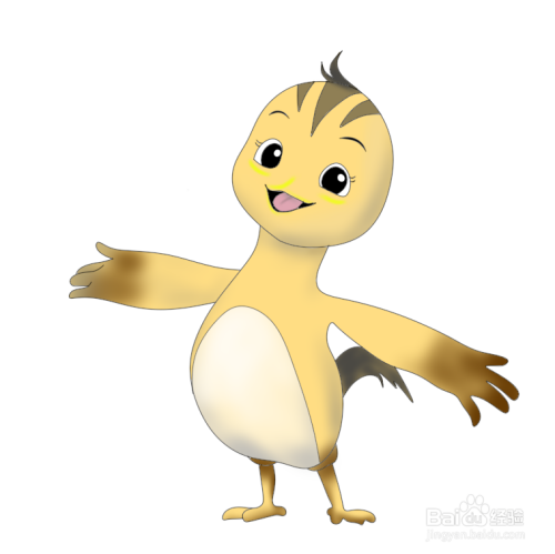 简笔画--萌鸡小队之美佳的画法