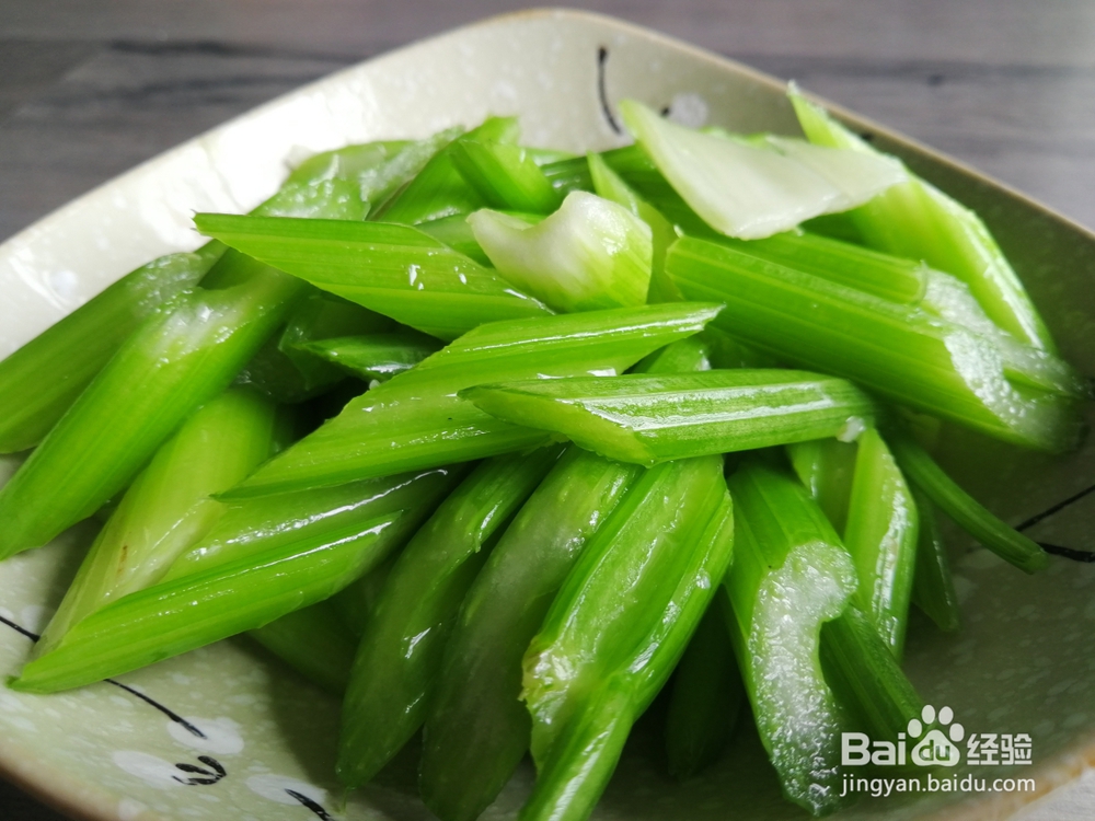 适合新手做的芹菜西蓝花莴笋