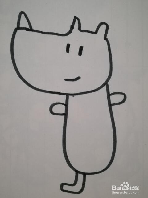 简笔画 小犀牛的画法