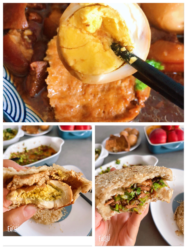 红烧肉炖鸡蛋豆腐