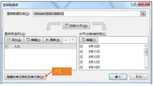 图表中关于空值的几种处理方法