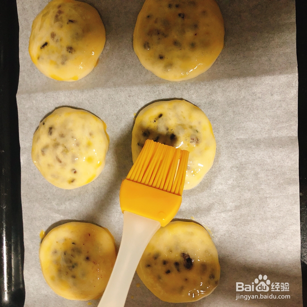 非常简单的蜜豆小面包