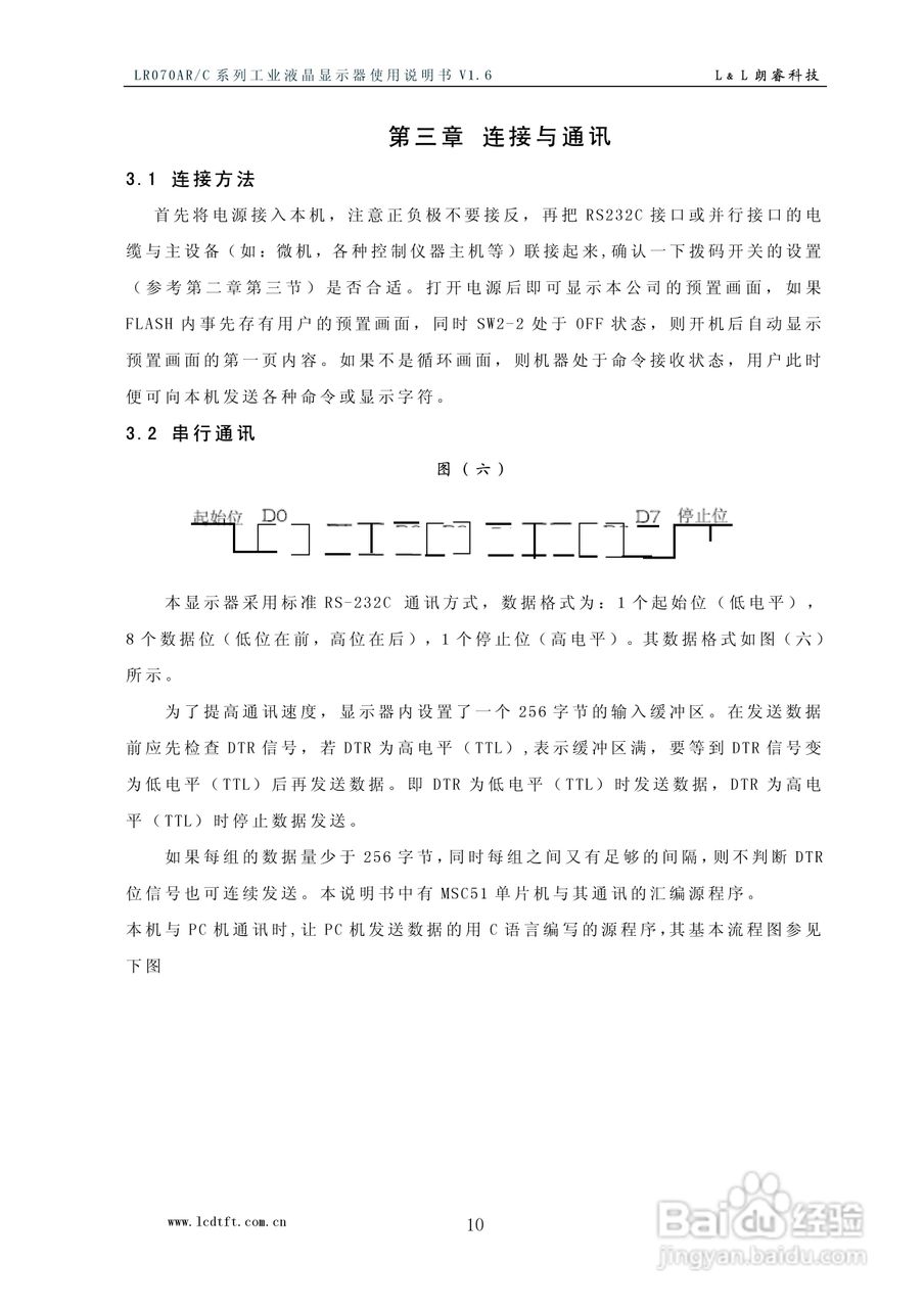 LR070AR/C型彩色工业液晶显示器使用说明书:[2]