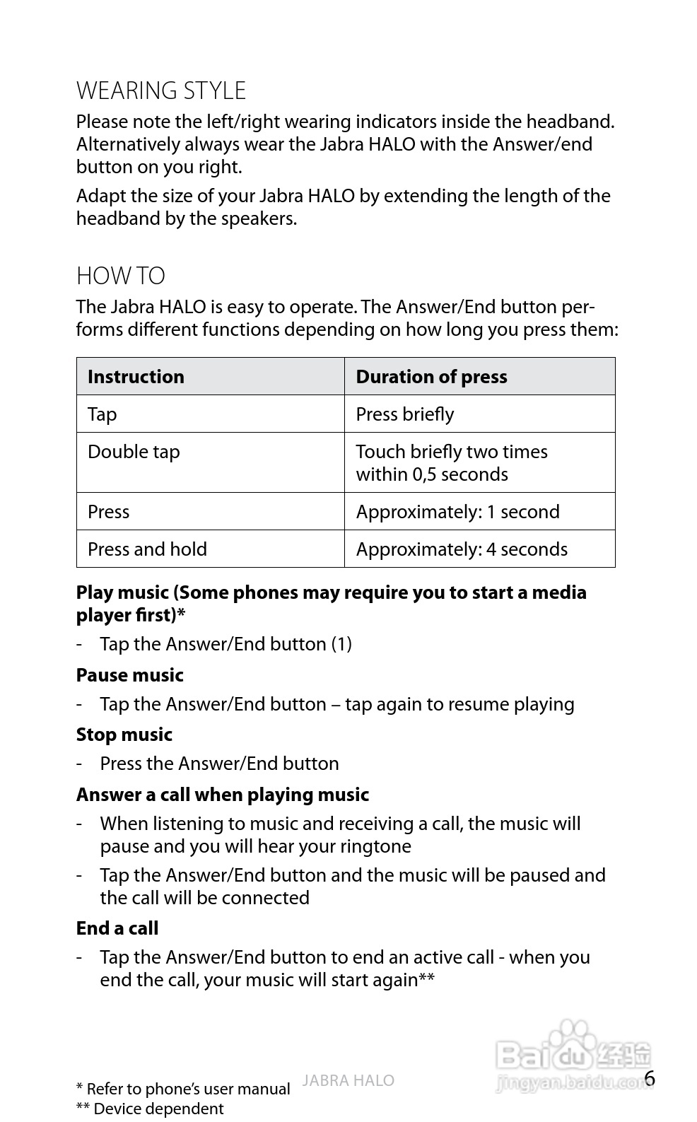Jabra BT650s蓝牙耳机使用手冊:[3]