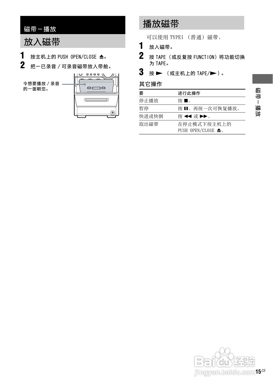 索尼CMT-NEZ5迷你组合音响使用说明书:[1]