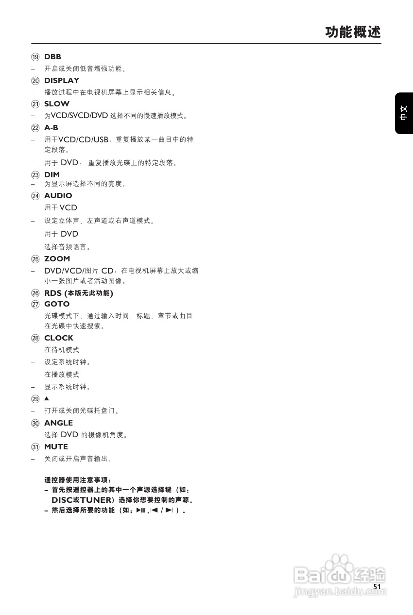 飞利浦MCD710B/93 DVD微型影院使用说明书:[1]