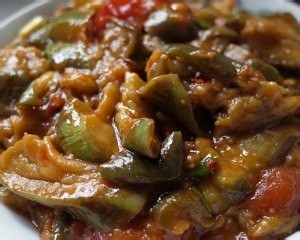 健康养生佳品【茄子焖西红柿】的做法