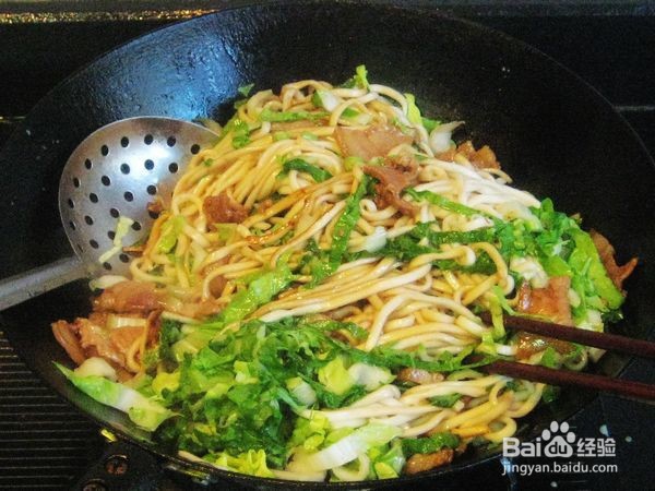 怎么做五花肉青菜焖面