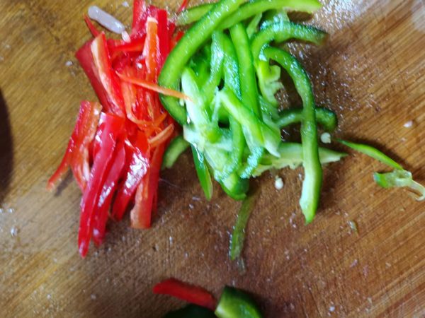 椒丝腐乳炒通菜