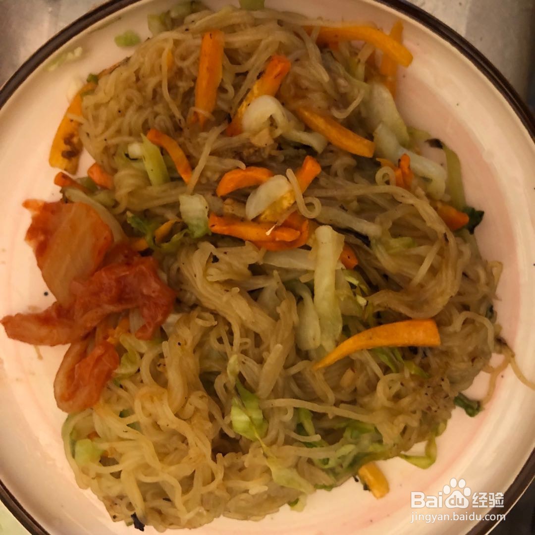 东北炒冷面的家常做法