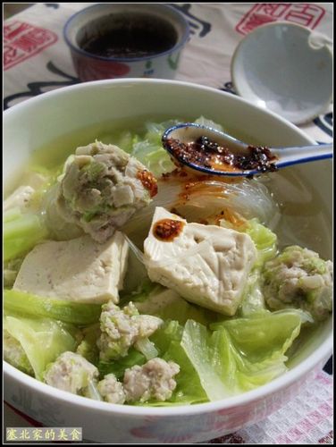 怎样做白菜豆腐汆丸子