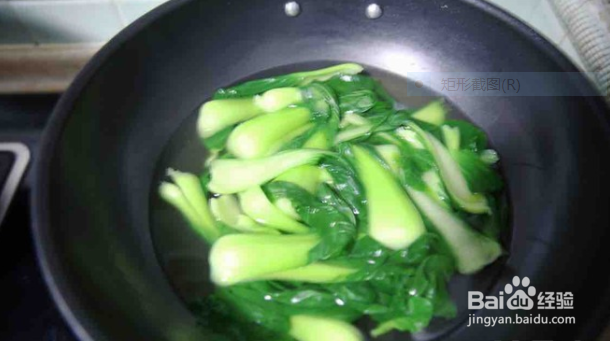 如何做出香菇扒油菜的步骤