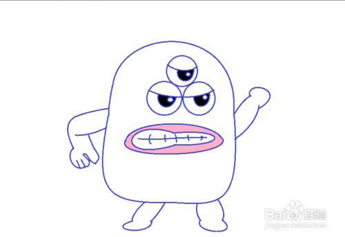 细菌大王怎么画