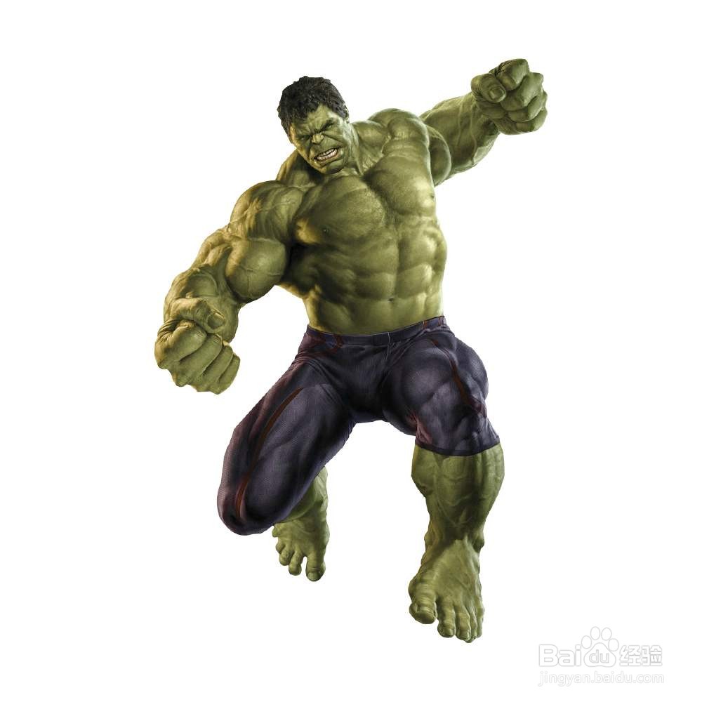 PS图像处理案例：绿巨人到来