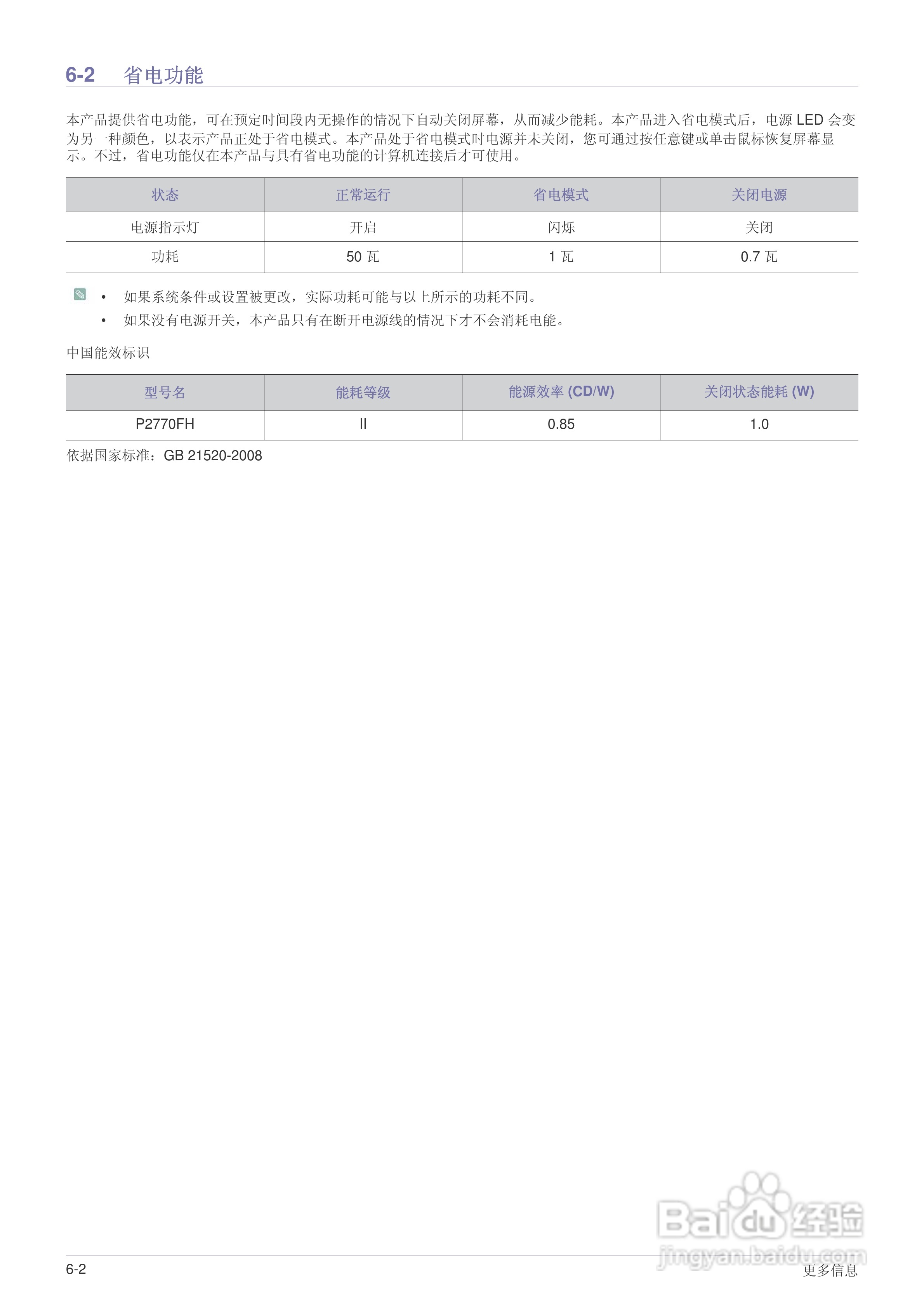 三星P2770FH液晶显示器使用说明书:[4]