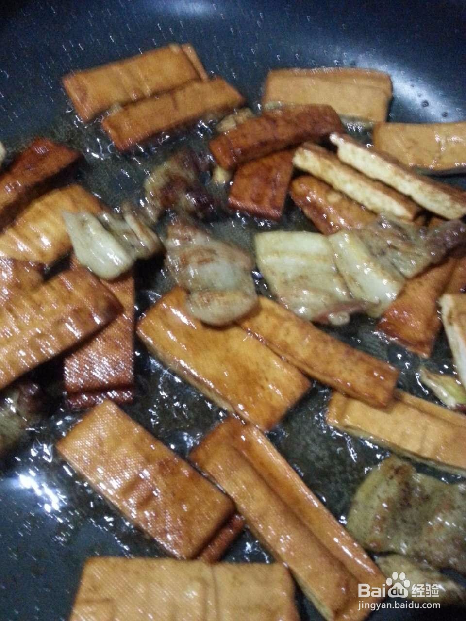 家常炒豆干的做法