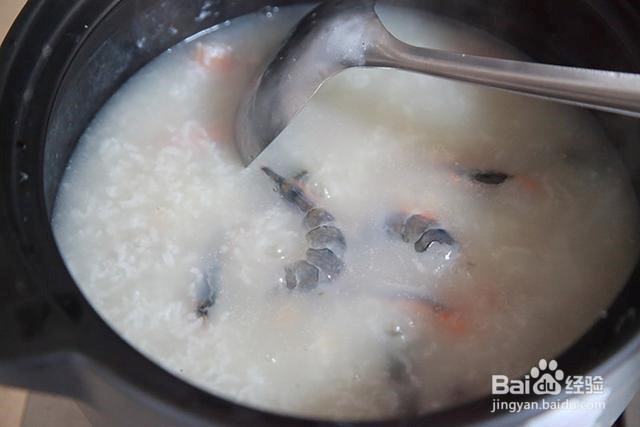 一锅鲜虾粥味道鲜得难以形容