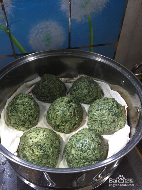 蒸甜地瓜叶窝窝头