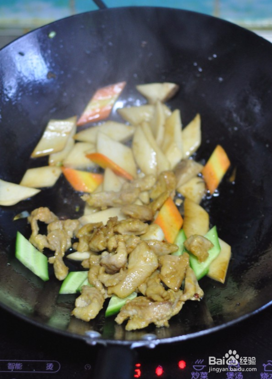 家常杏鲍菇熘肉片