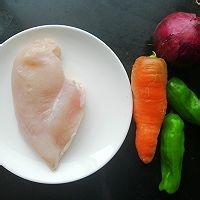不辣还好看的三色鸡丁