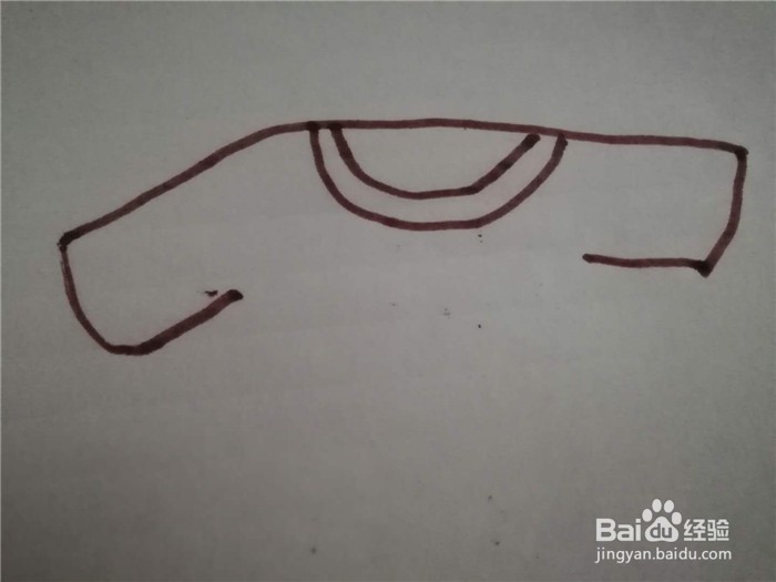 怎么画简笔画的衣服T恤