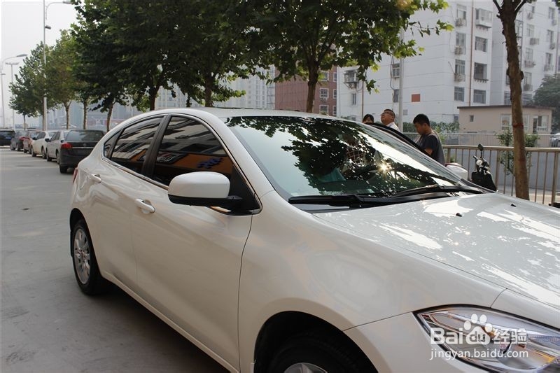 菲亚特菲翔全车汽车太阳膜实拍实例