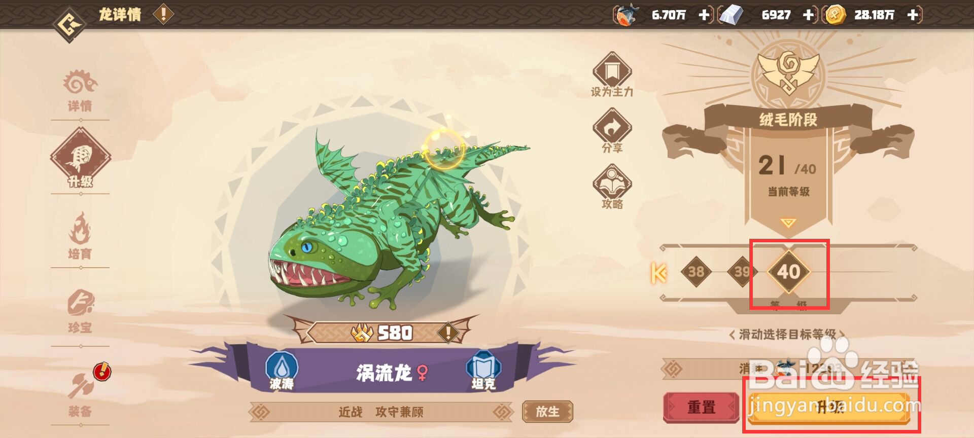 驯龙高手旅程如何升级涡流龙到40级？