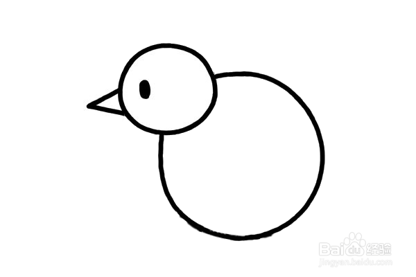 如何画一只小鸡