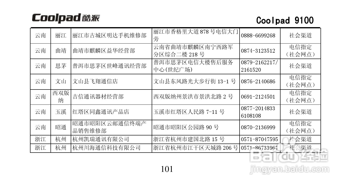 酷派Coolpad 9100手机使用说明书:[12]