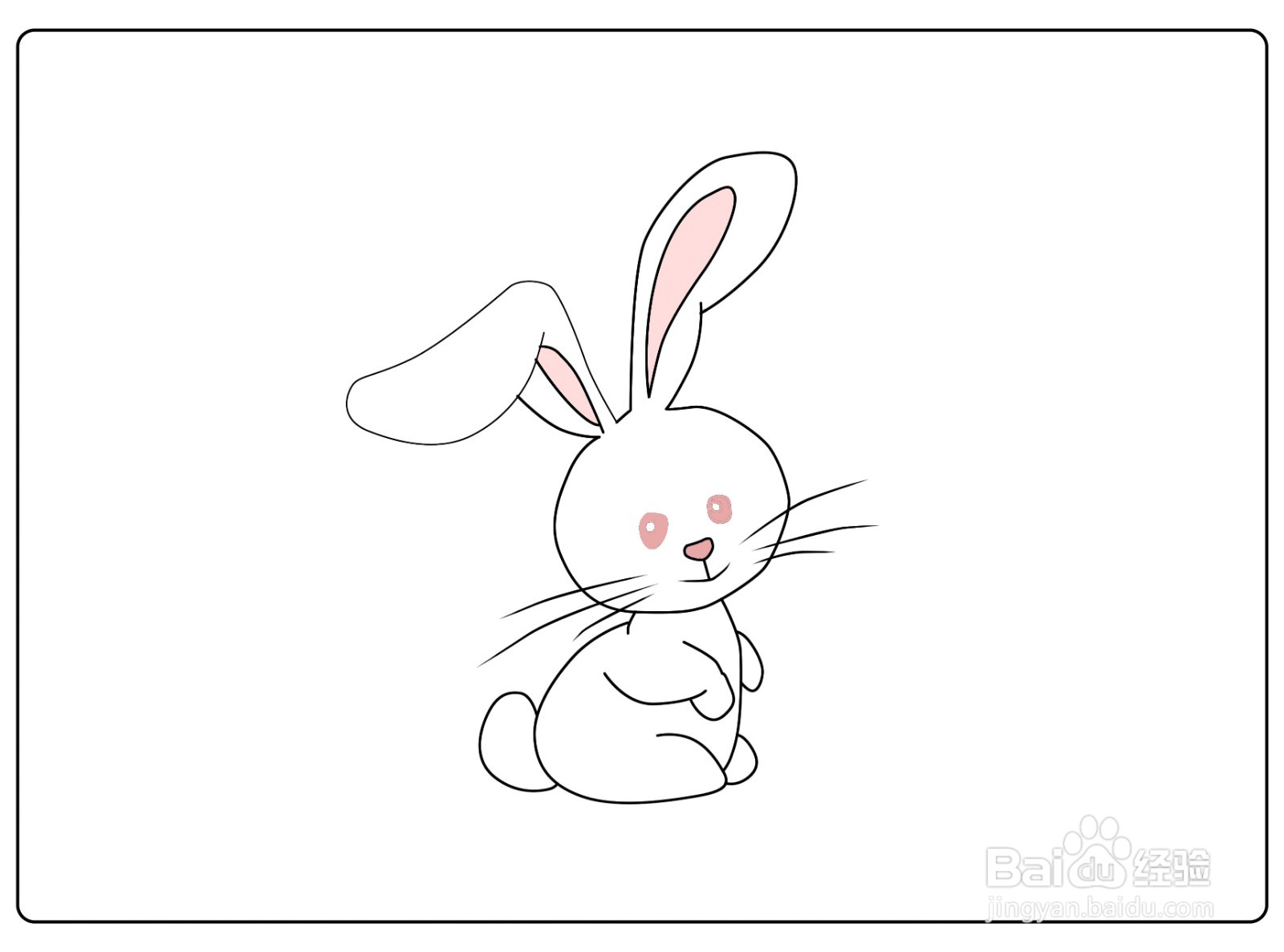 简笔画兔子