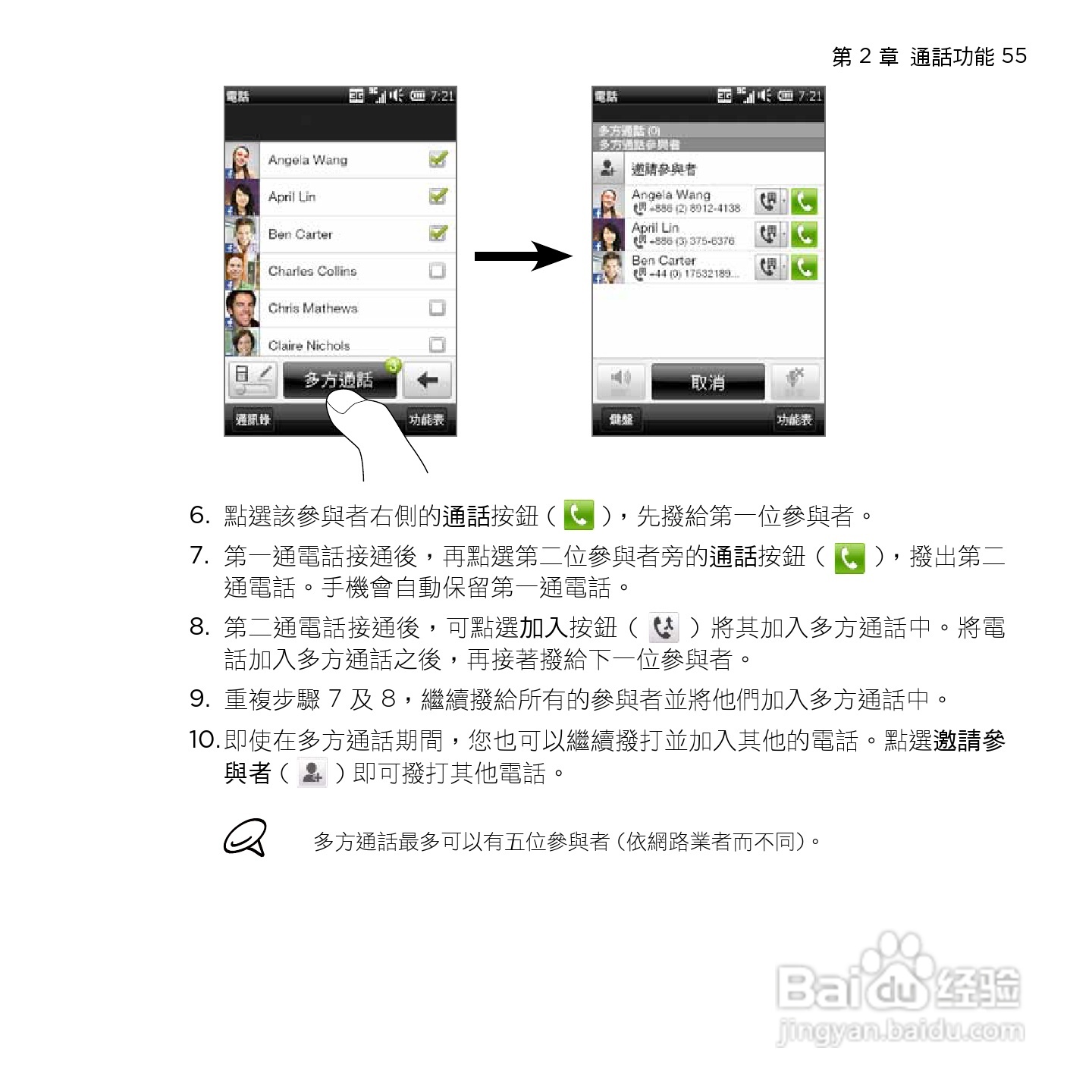 多普达HTC HD mini手机使用说明书:[6]