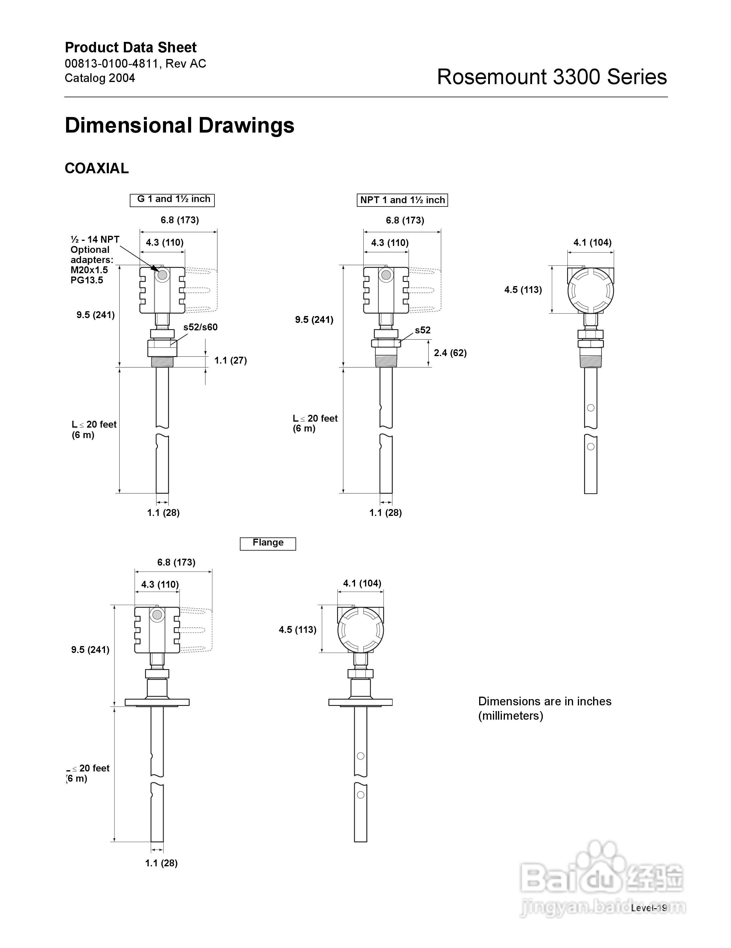 罗斯蒙特3300导波雷达液位和界面变送器使用说明书:[2]
