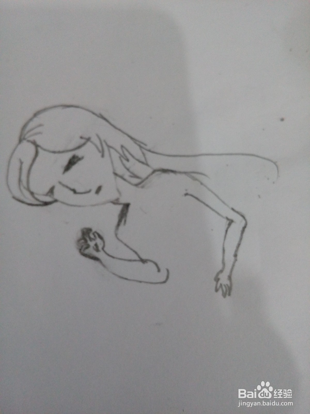 怎样简笔画美人鱼